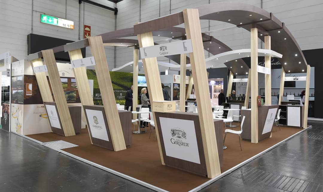 CrÃ©ation du Stand Grandi Vini 76m2