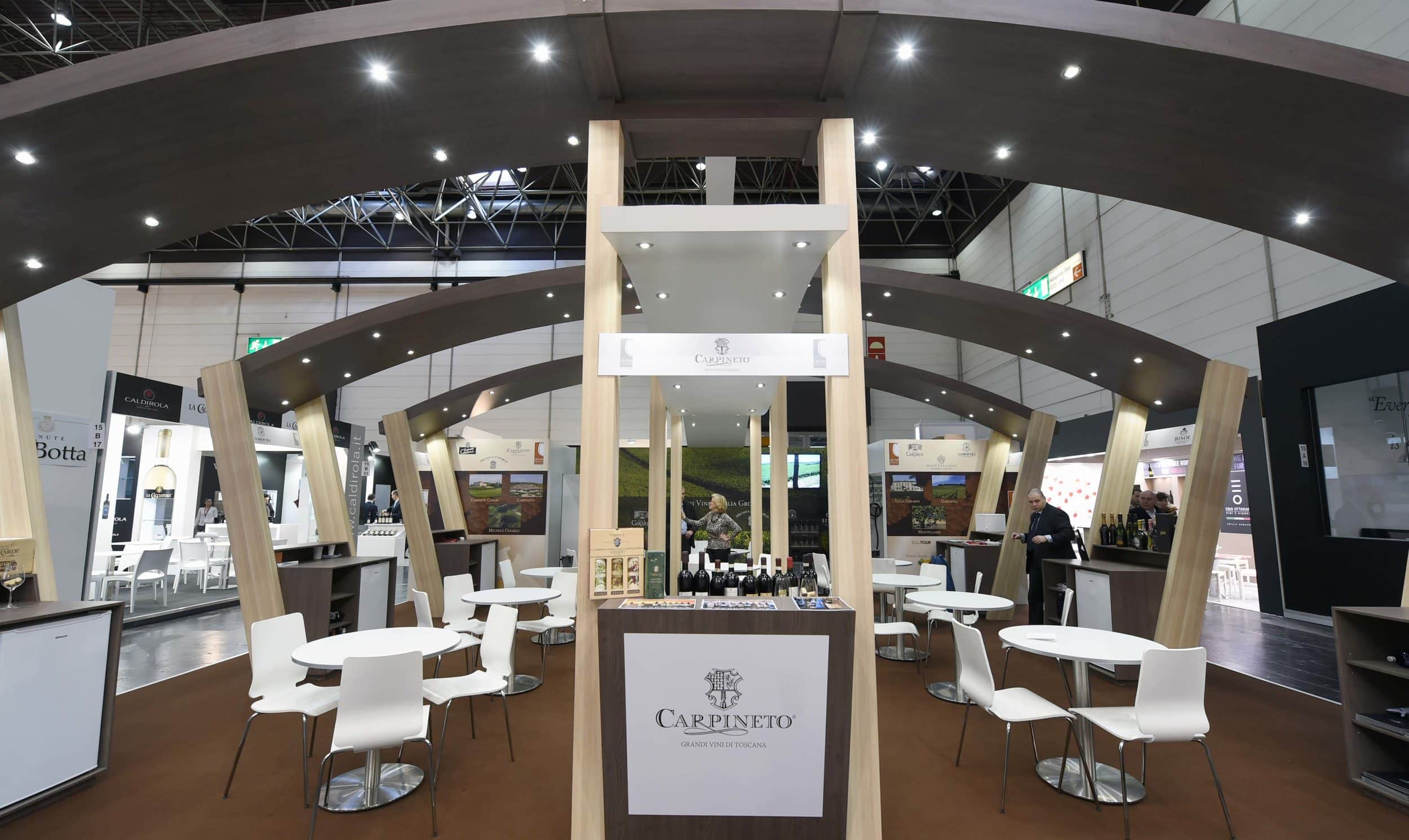 RÃ©alisation du Stand Grandi Vini 76m2 pour le salon Prowein