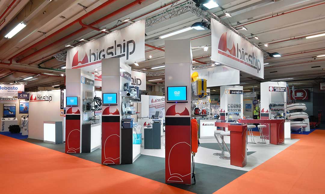 Conception du stand Big Ship