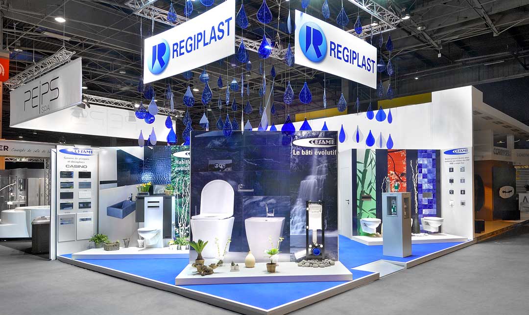 CrÃ©ation du stand RÃ©giplast