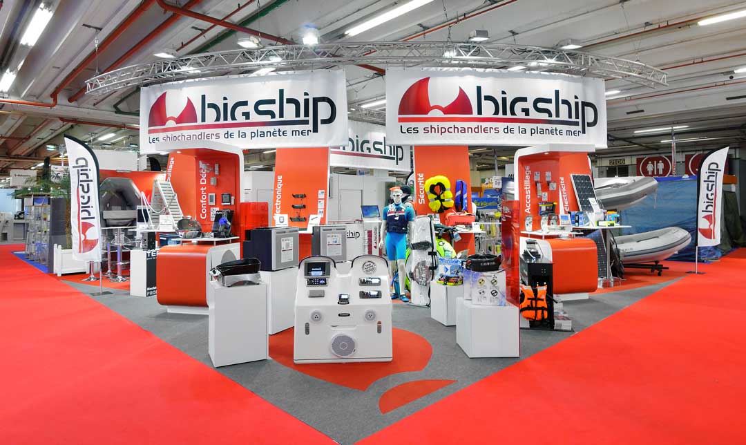 Conception du stand Big Ship pour le salon nautique de Paris