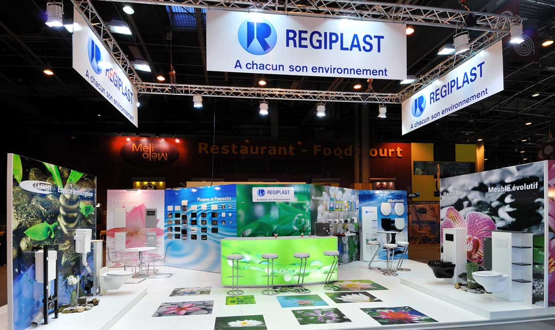 conception du stand RÃ©giplast