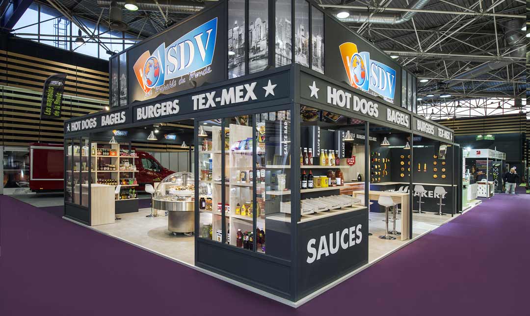 Conception de stand pour salon clé en main SDV