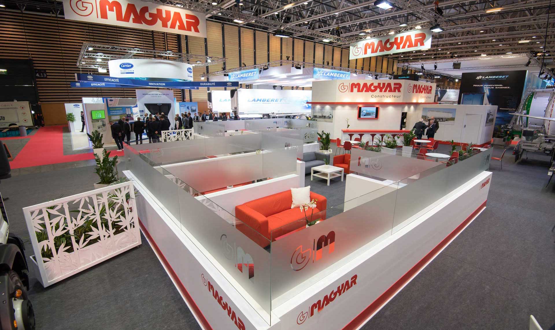 Conception de stand Magyar - Salon solutrans 2019