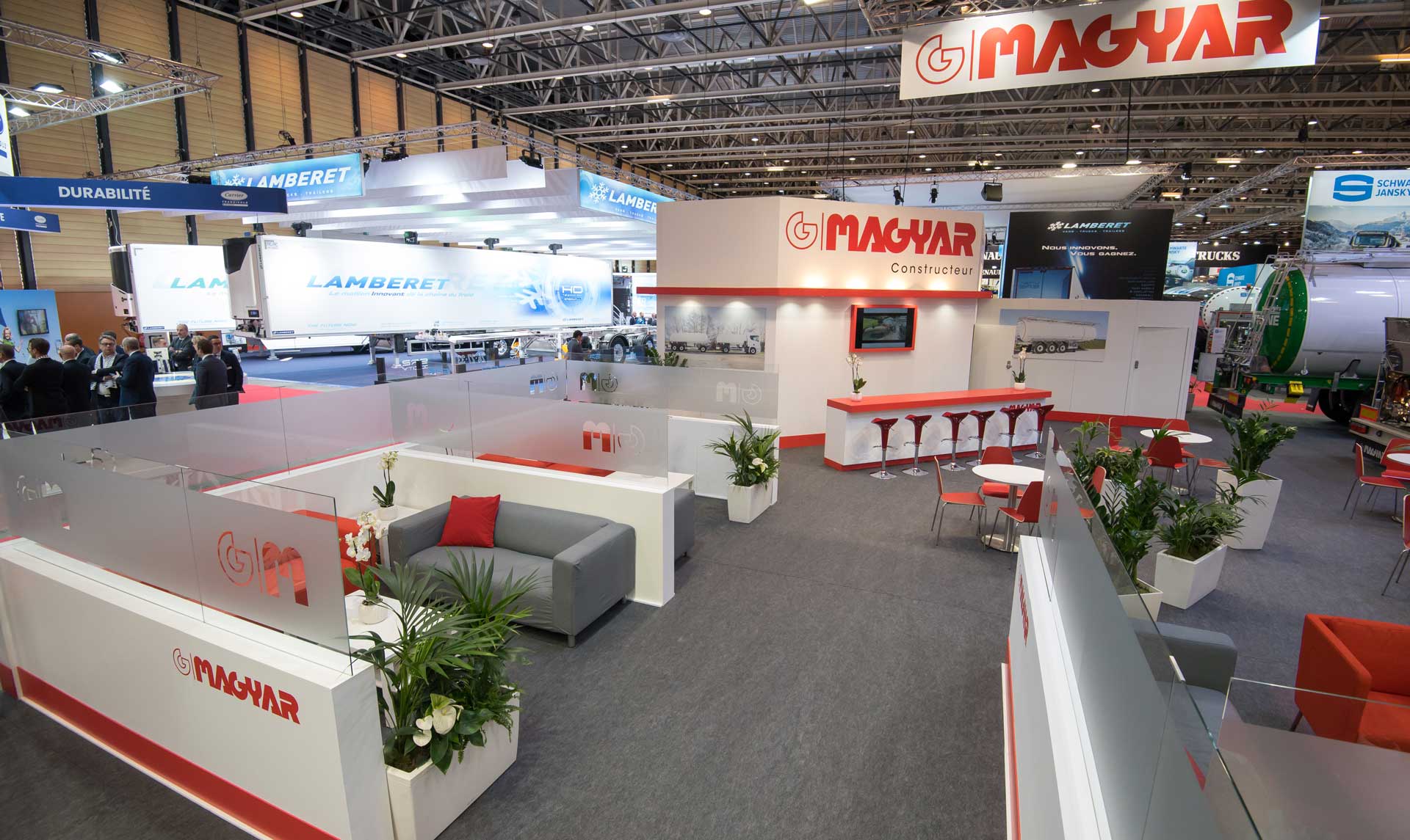 Conception de stand Magyar - Salon solutrans 2019