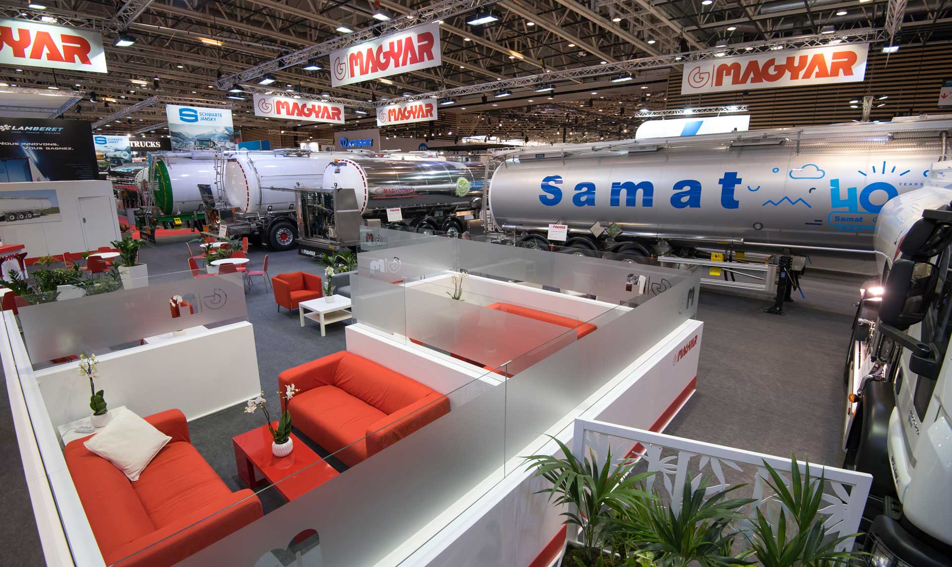 Conception de stand Magyar - Salon solutrans 2019