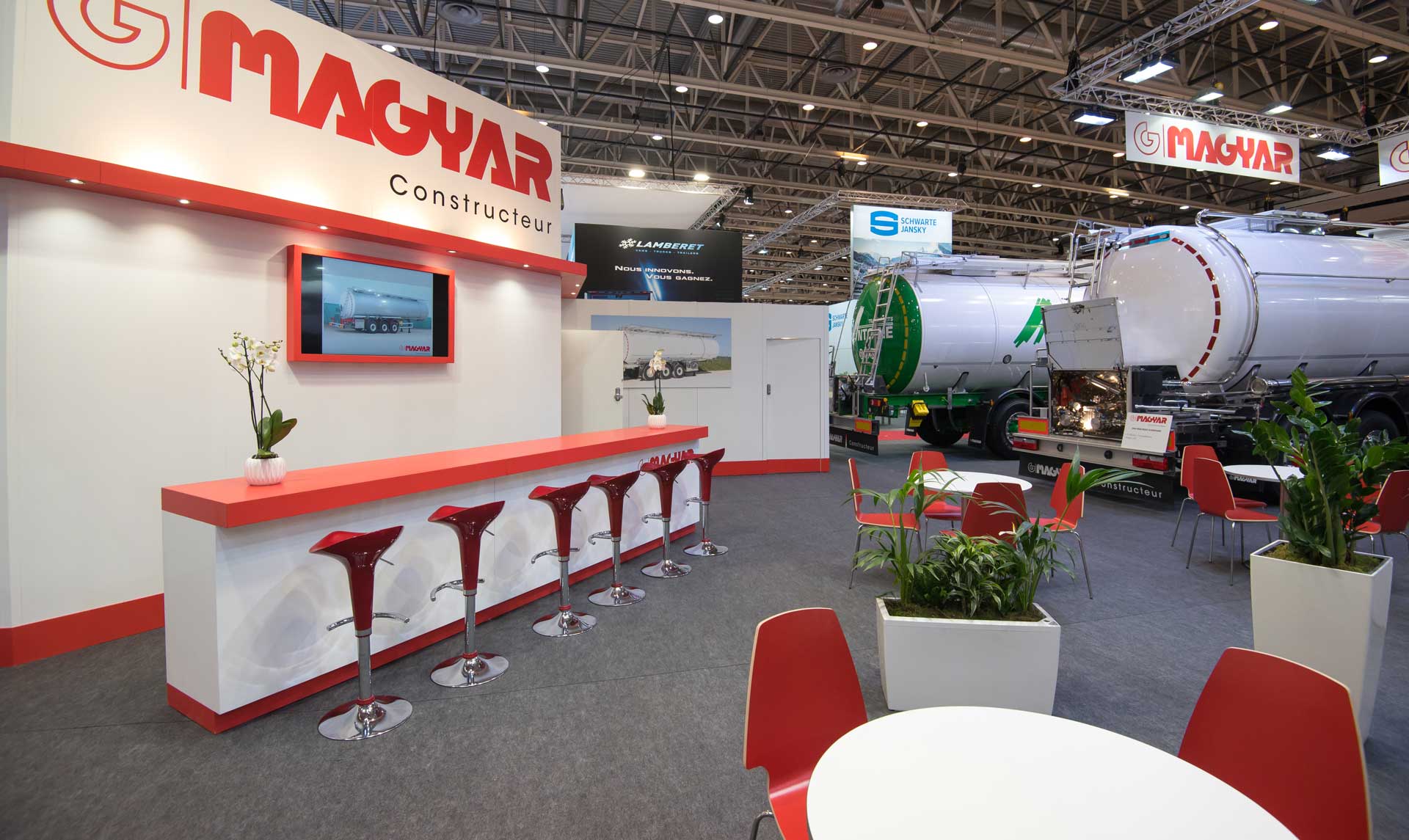 Conception de stand Magyar - Salon solutrans 2019