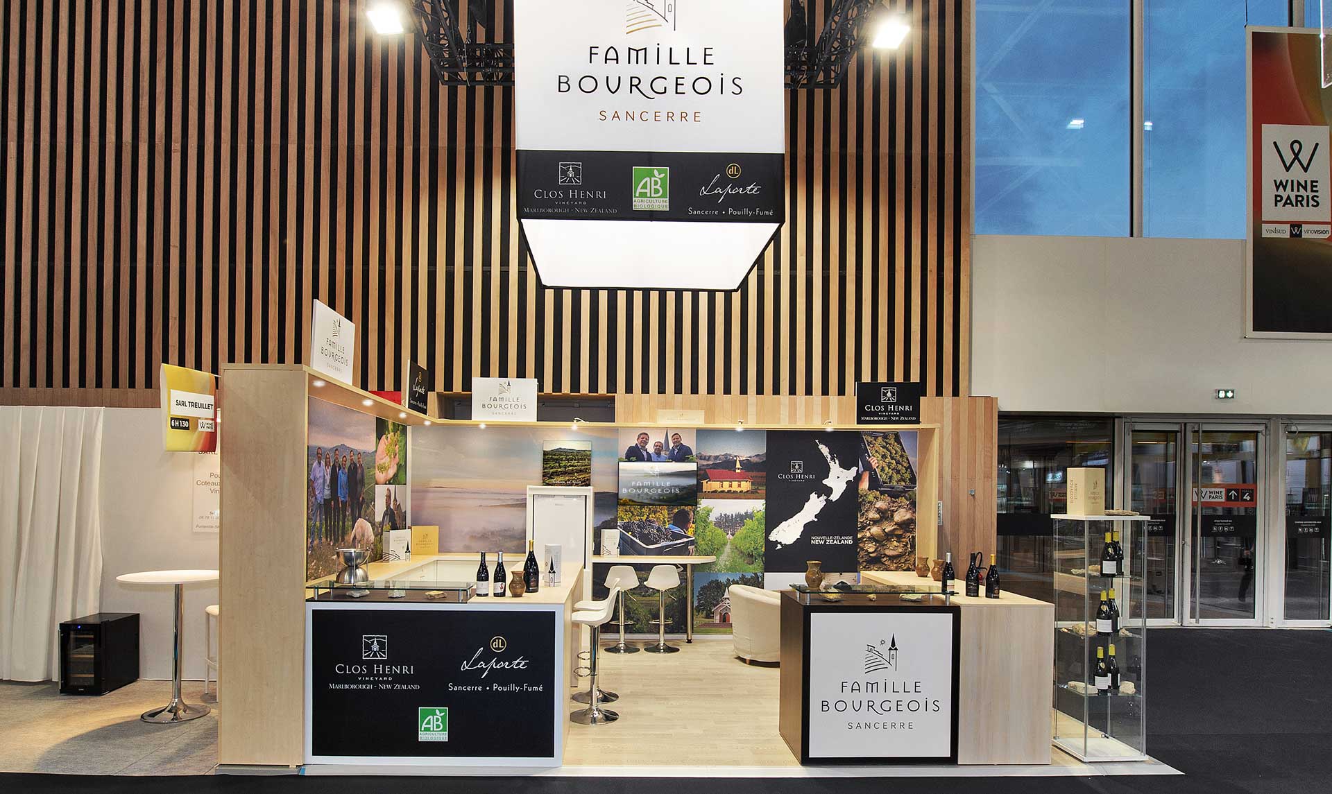 Stand Famille Bourgeois – Wine Paris 2020