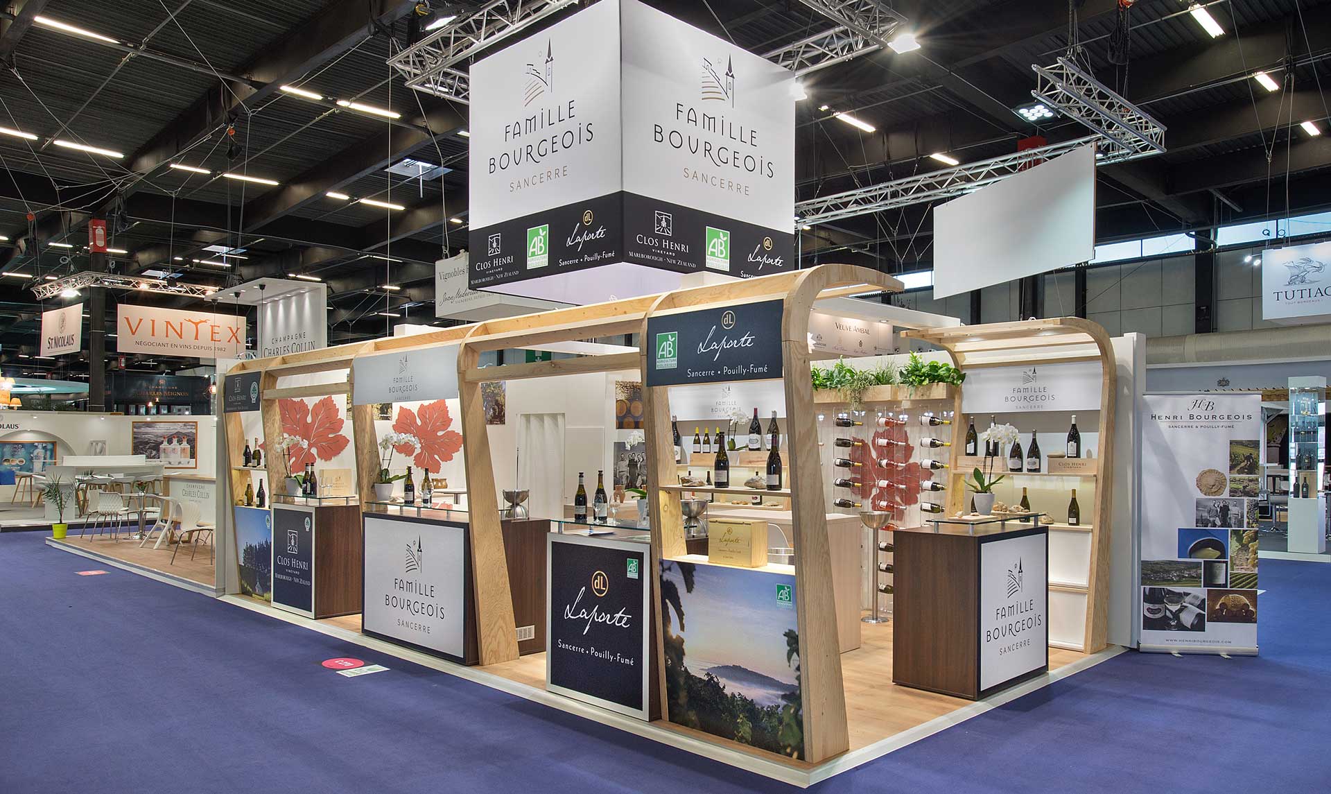 Stand Famille Bourgeois – Vinexpo 2019 Bordeaux