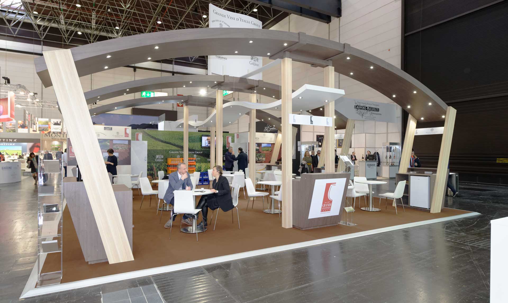 Création de stand vignoble Salon Prowein 2019