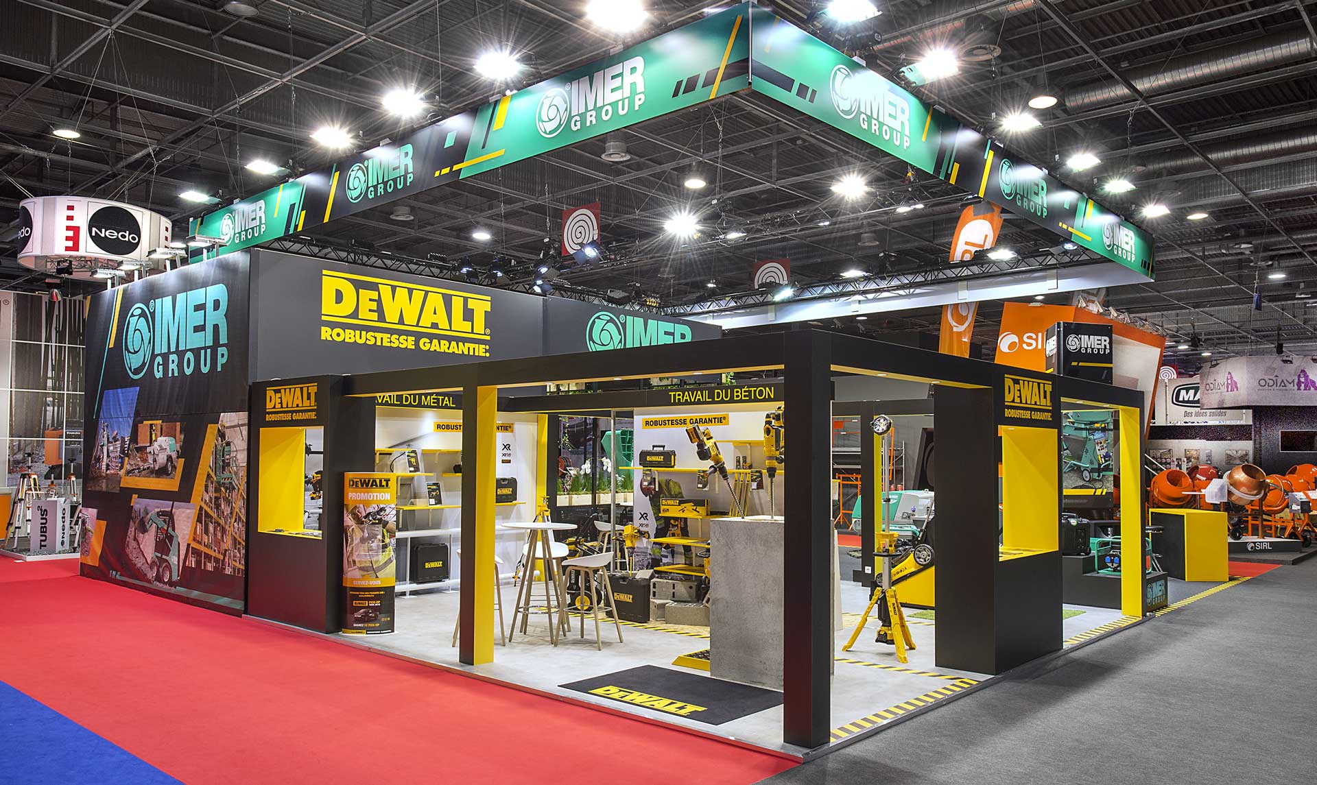 Création Stand Imer - Salon Batimat 2019