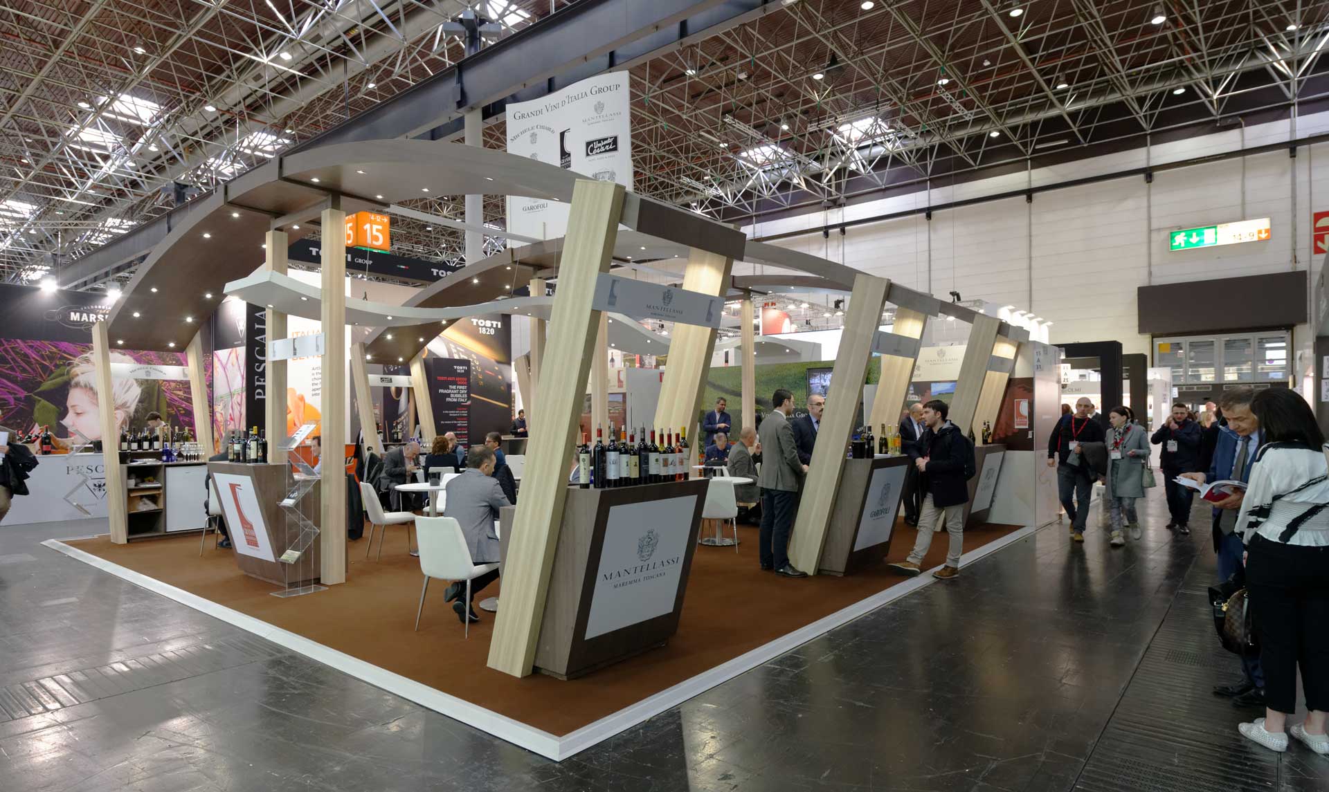 Conception de stand vignoble Salon Prowein 2019