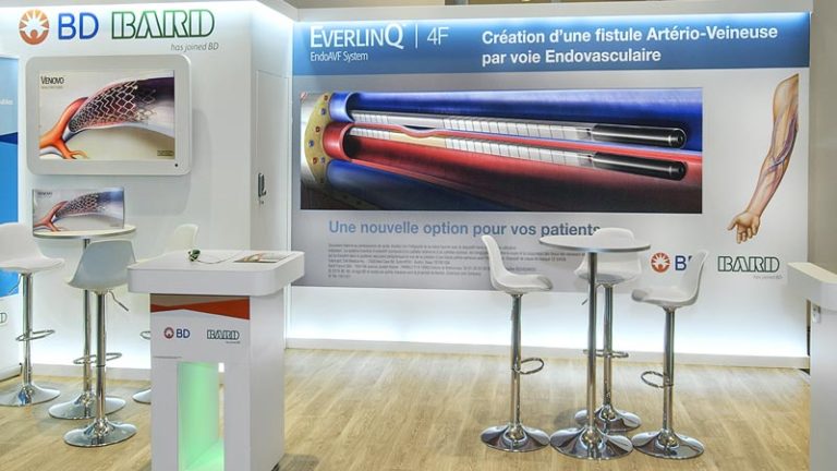 Habillage graphique des cloisons / Communication produits médicaux / Domaine chirurgie vasculaire