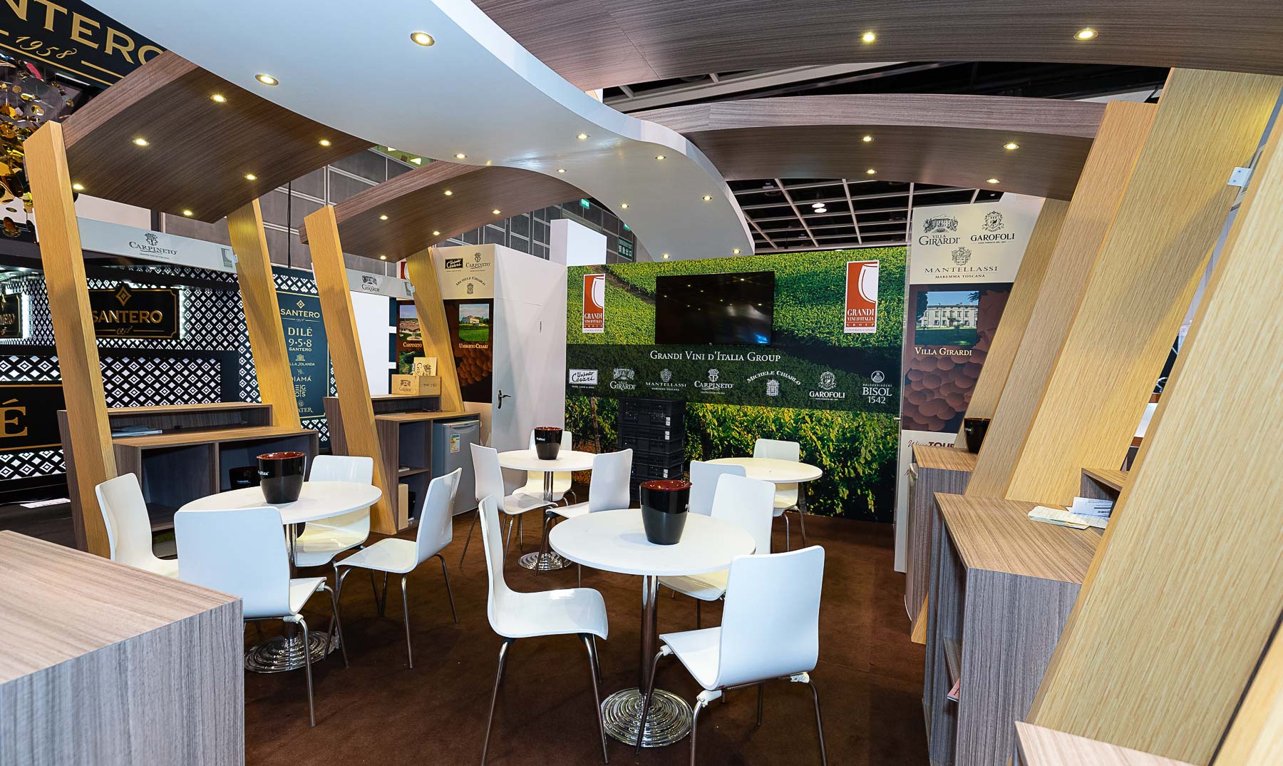 Création stand grandi vini vinexpo hong kong 2018