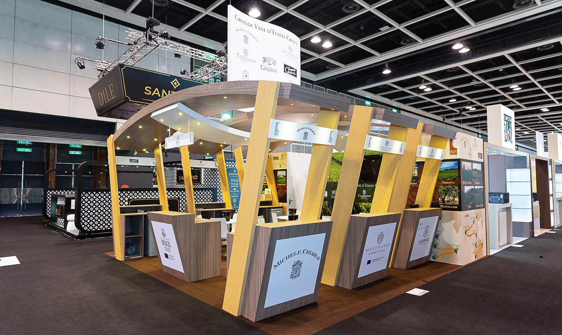 Fabrication stand grandi vini vinexpo hong kong 2018