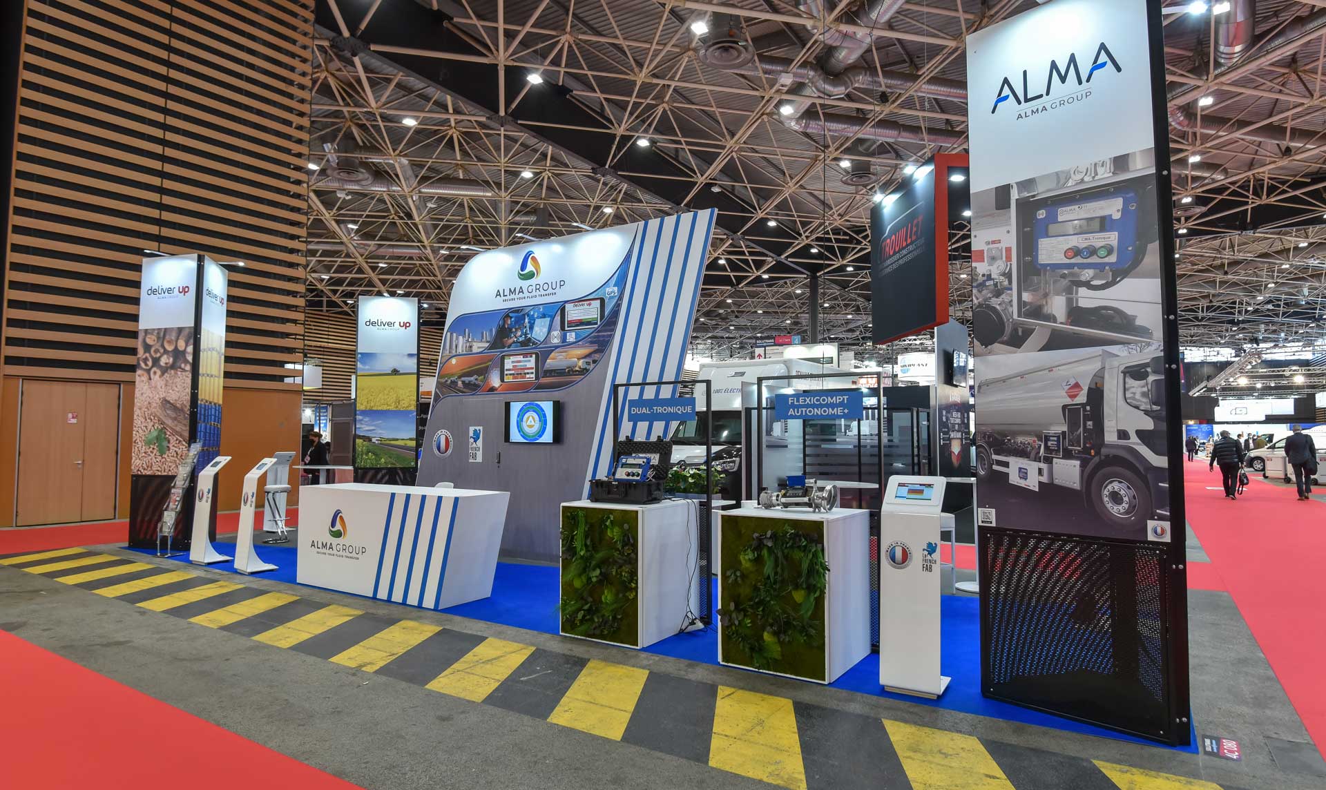 Design du Stand Alma de 54m2 au Salon Solutrans 2021 à Lyon